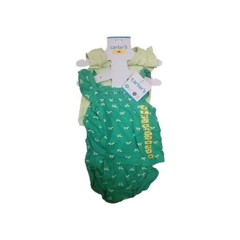Carter's Girls 2 Piece Outfit 6m‎ Green